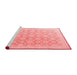 Modern Red Washable Rugs