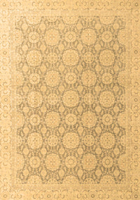 Abstract Brown Modern Rug, abs4174brn