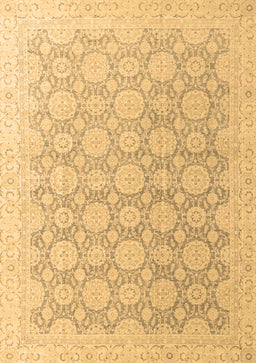 Abstract Brown Modern Rug, abs4174brn