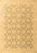 Abstract Brown Modern Rug, abs4174brn