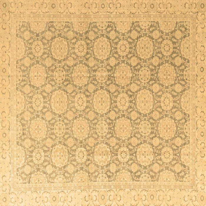 Square Machine Washable Abstract Brown Modern Rug, wshabs4174brn