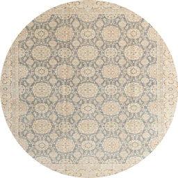 Round Machine Washable Abstract Desert Sand Beige Rug, wshabs4174