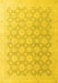 Abstract Yellow Modern Rug, abs4174yw