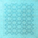 Square Machine Washable Abstract Light Blue Modern Rug, wshabs4174lblu