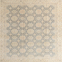 Square Abstract Desert Sand Beige Modern Rug, abs4174
