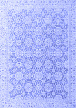Abstract Blue Modern Rug, abs4174blu