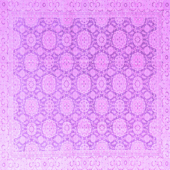 Square Abstract Purple Modern Rug, abs4174pur