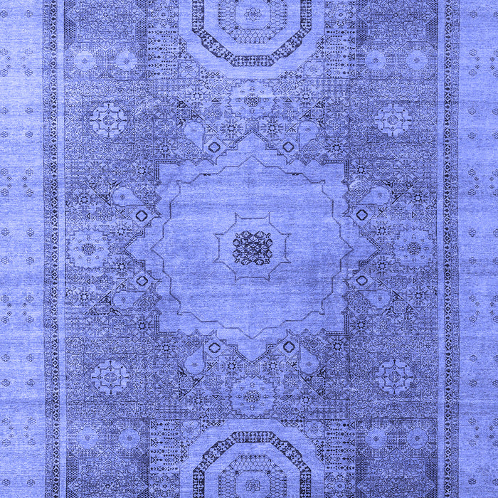 Machine Washable Abstract Blue Modern Rug, wshabs4175blu