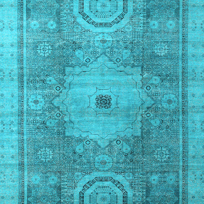 Abstract Light Blue Modern Rug, abs4175lblu