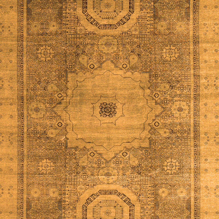 Machine Washable Abstract Orange Modern Area Rugs, wshabs4175org