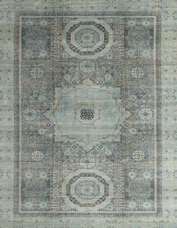 Machine Washable Abstract Dark Gray Rug, wshabs4175