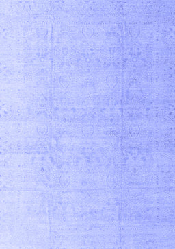Abstract Blue Modern Rug, abs4176blu