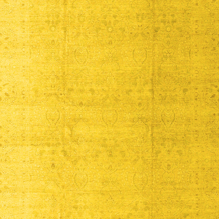 Abstract Yellow Modern Rug, abs4176yw