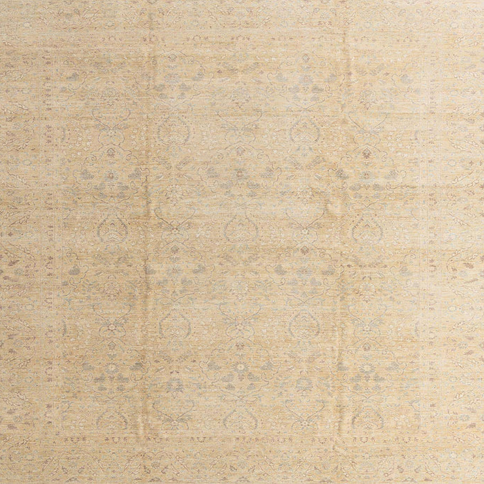 Square Machine Washable Abstract Brown Sugar Brown Rug, wshabs4176