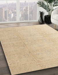 Abstract Brown Modern Rug, abs4176