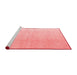 Modern Red Washable Rugs