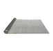 Sideview of Abstract Gray Modern Rug, abs4176gry