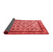 Abstract Red Modern Area Rugs