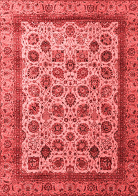 Abstract Red Modern Rug, abs4177red