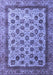 Abstract Blue Modern Rug, abs4177blu