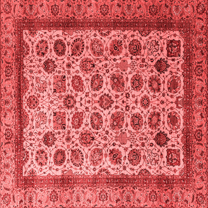Machine Washable Abstract Red Modern Rug, wshabs4177red