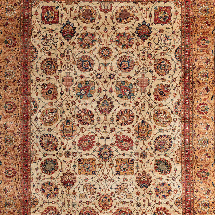 Abstract Brown Sand Brown Modern Rug, abs4177