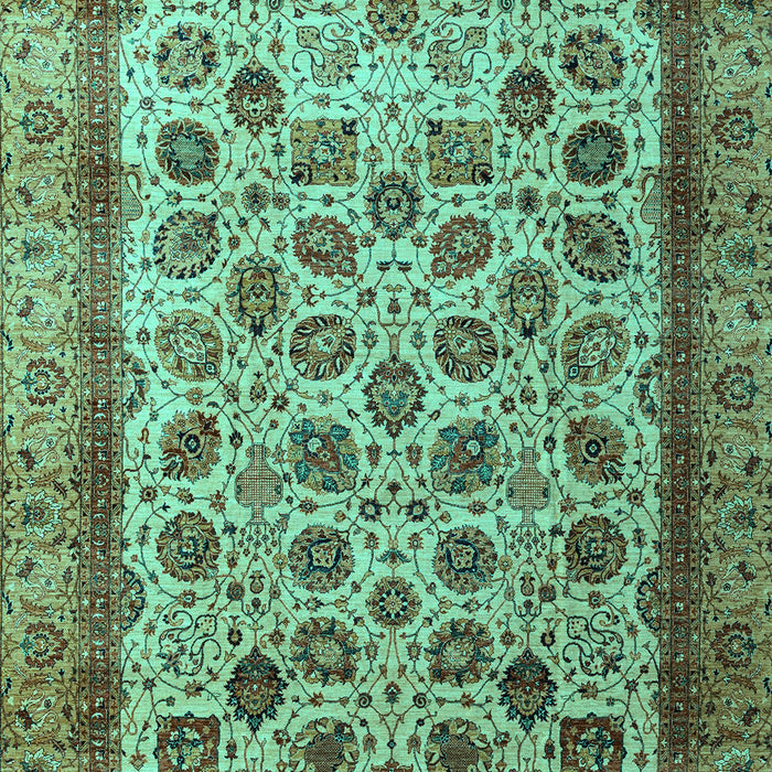 Abstract Turquoise Modern Rug, abs4177turq
