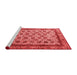 Modern Red Washable Rugs