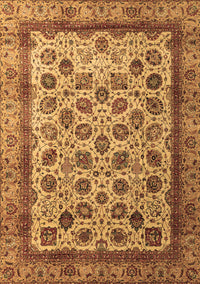 Abstract Brown Modern Rug, abs4177brn