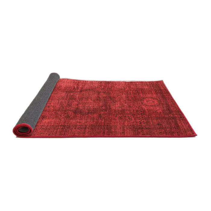 Abstract Red Modern Area Rugs