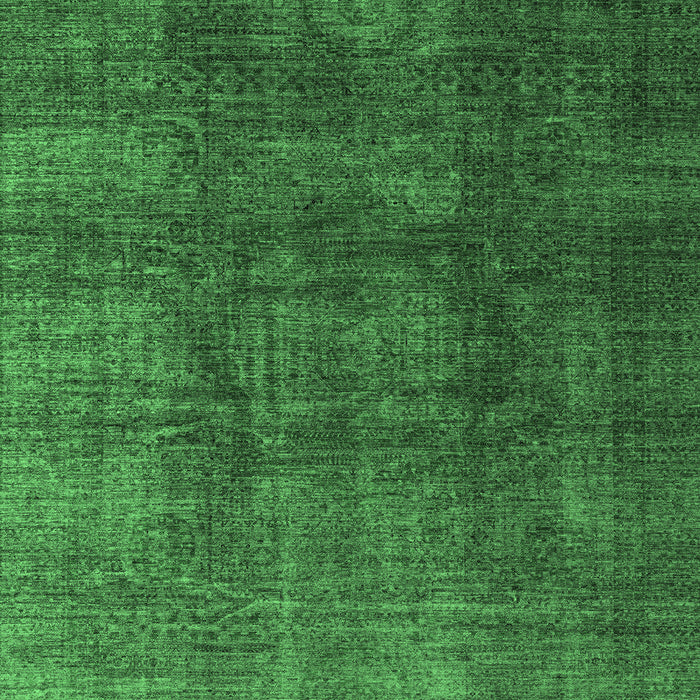 Machine Washable Abstract Emerald Green Modern Area Rugs, wshabs4178emgrn