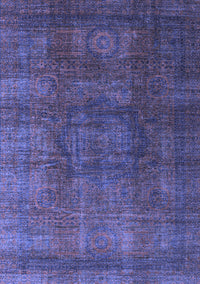 Abstract Blue Modern Rug, abs4178blu