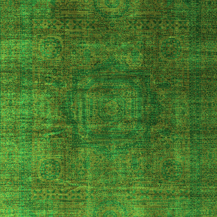 Machine Washable Abstract Green Modern Area Rugs, wshabs4178grn