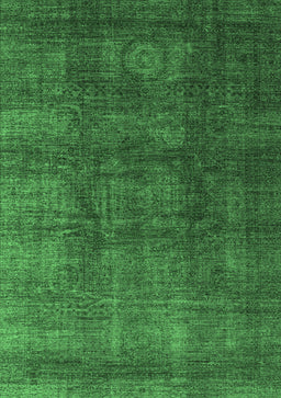 Abstract Emerald Green Modern Rug, abs4178emgrn
