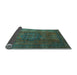 Sideview of Abstract Light Blue Modern Rug, abs4178lblu