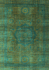 Abstract Turquoise Modern Rug, abs4178turq