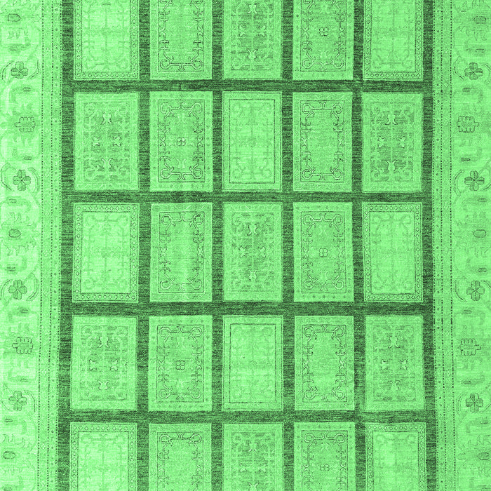 Abstract Emerald Green Modern Rug, abs4179emgrn