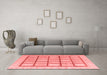 Modern Red Washable Rugs