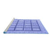 Sideview of Machine Washable Abstract Blue Modern Rug, wshabs4179blu