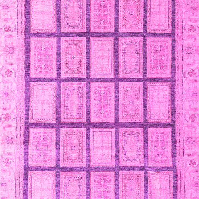 Machine Washable Abstract Pink Modern Rug, wshabs4179pnk