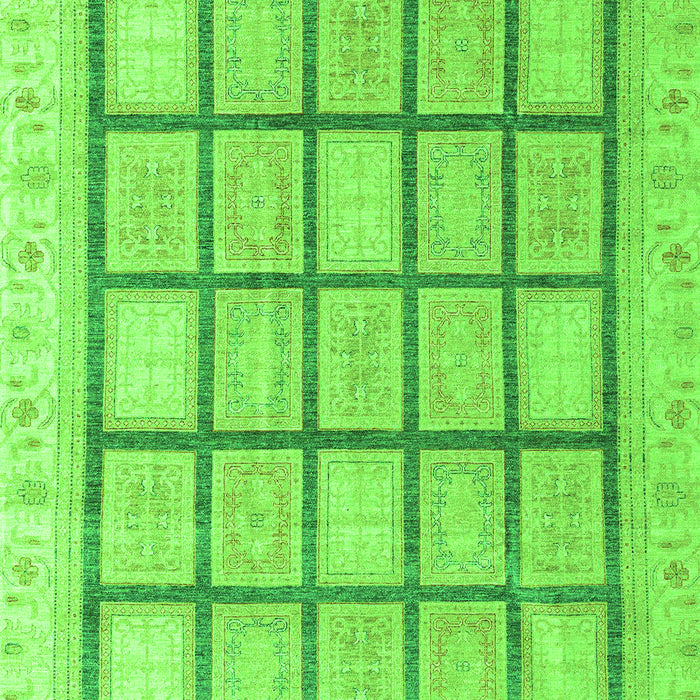 Abstract Green Modern Rug, abs4179grn