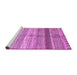 Sideview of Machine Washable Abstract Purple Modern Area Rugs, wshabs417pur