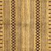 Square Abstract Brown Modern Rug, abs417brn