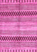 Machine Washable Abstract Pink Modern Rug, wshabs417pnk