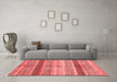 Modern Red Washable Rugs