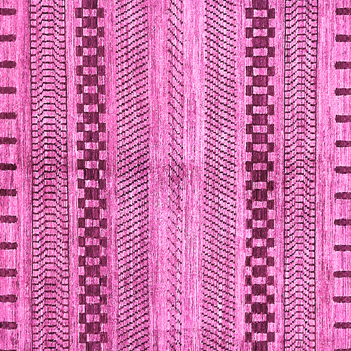 Square Machine Washable Abstract Pink Modern Rug, wshabs417pnk