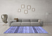 Machine Washable Abstract Blue Modern Rug in a Living Room, wshabs417blu