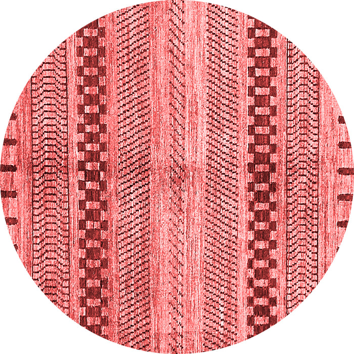 Machine Washable Abstract Red Modern Rug, wshabs417red