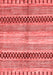 Abstract Red Modern Area Rugs