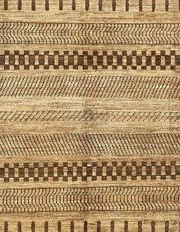 Abstract Dark Bisque Brown Modern Rug, abs417